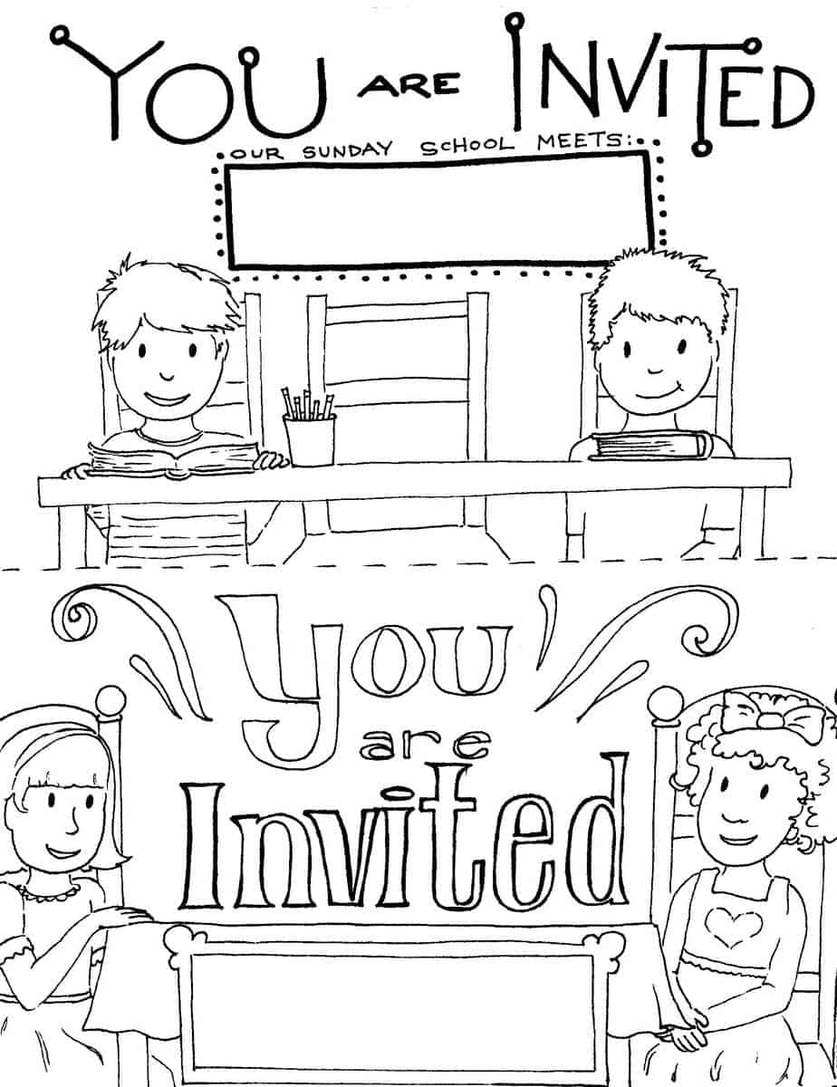 serving others coloring page